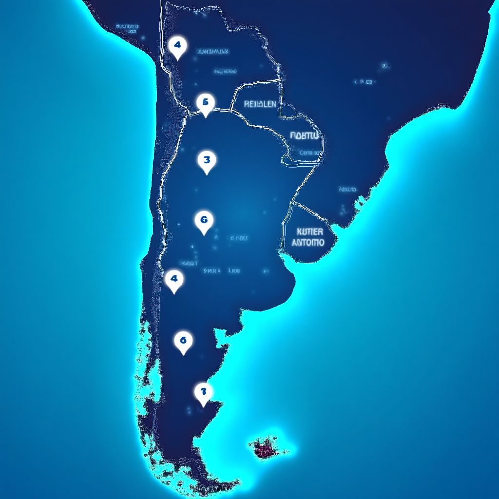 Mapa de estaciones YPF