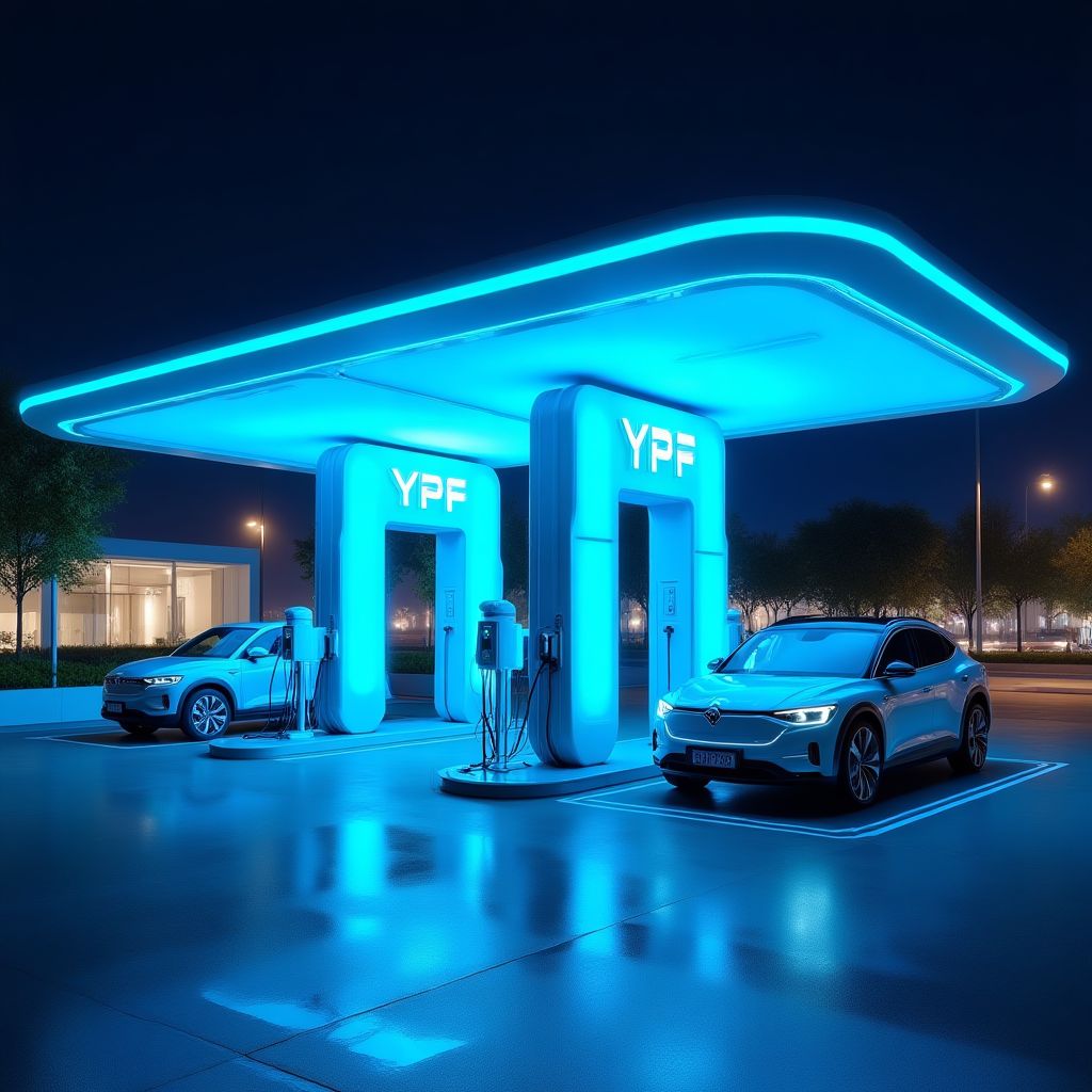 Estación de carga eléctrica YPF