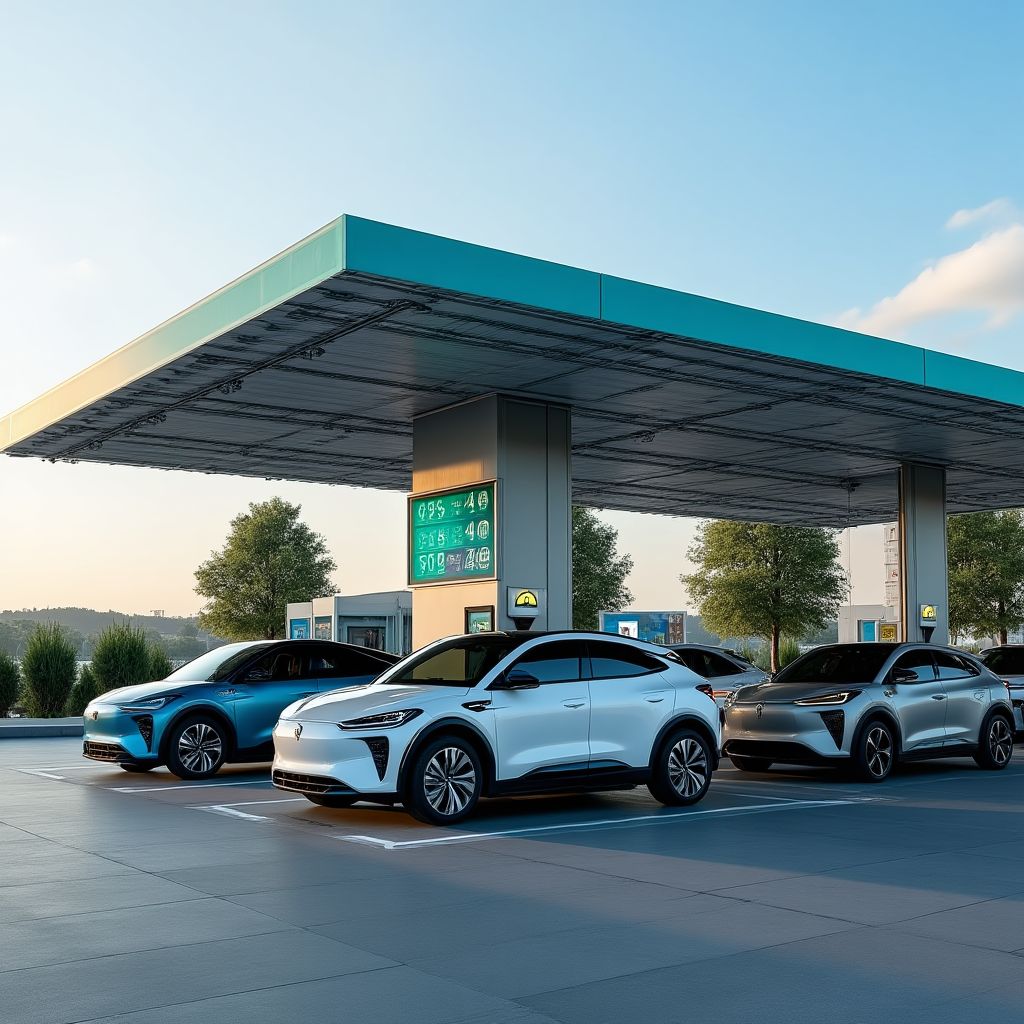 Zona de carga de vehículos eléctricos YPF