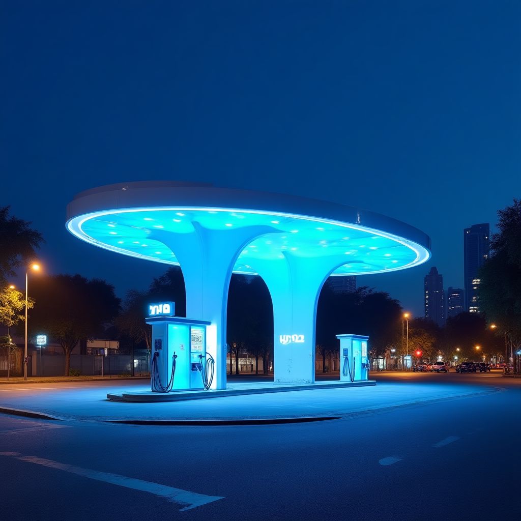 Estación YPF en Buenos Aires