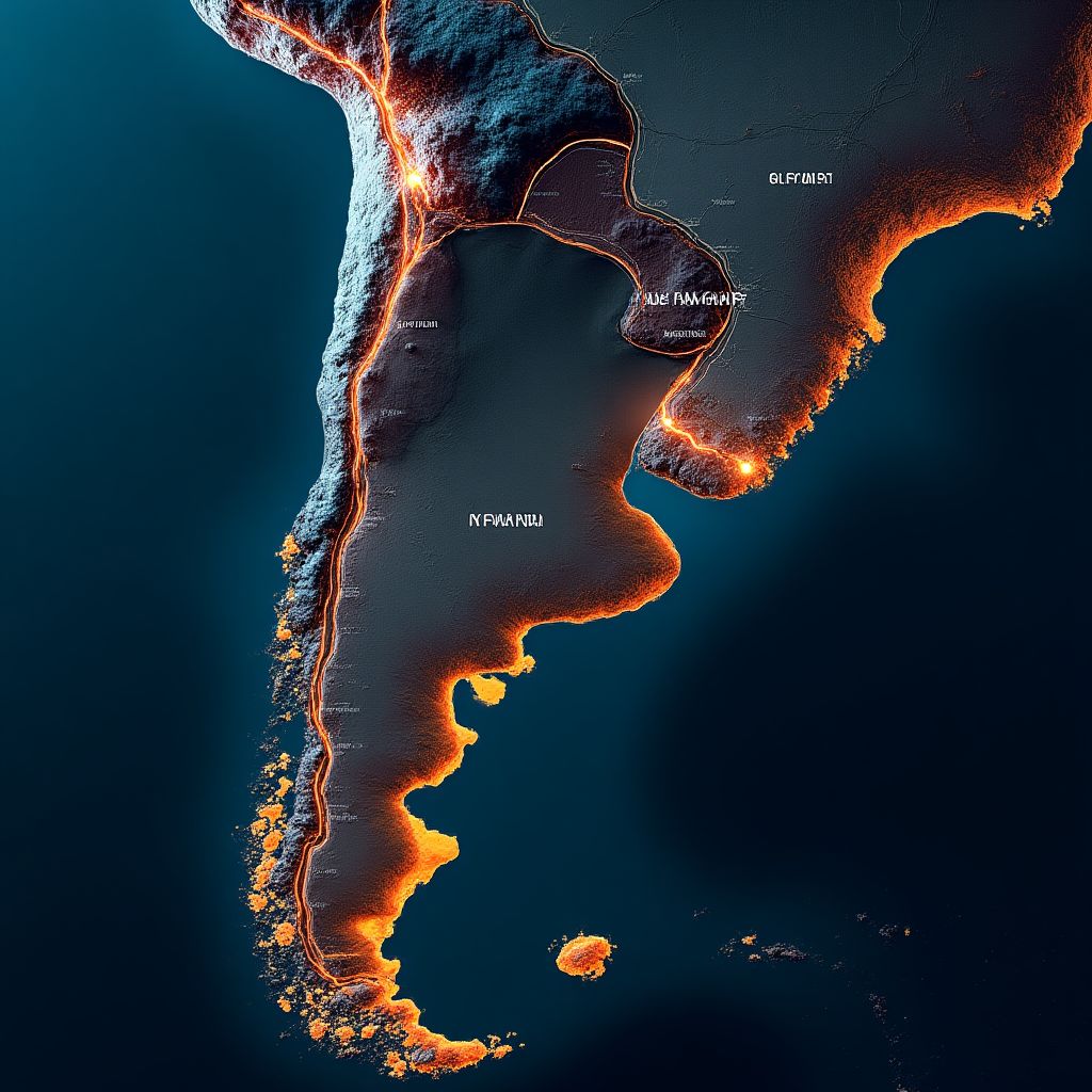 Mapa de rutas argentinas